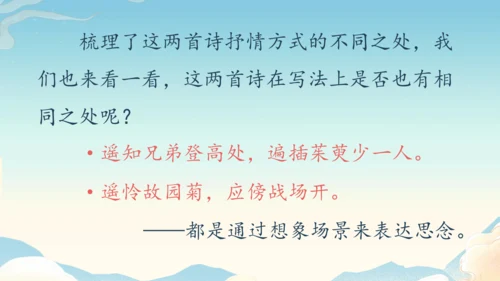 七年级上册第三单元课外古诗词诵读《行军九日思长安故园》《夜上受降城闻笛》第2课时课件（35张PPT）