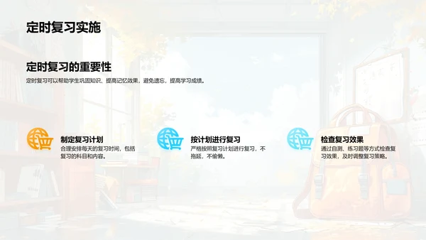初三学习实践报告PPT模板