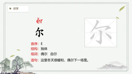 【2024秋季学期】语文三上12.总也倒不了的老屋  生字识记课件