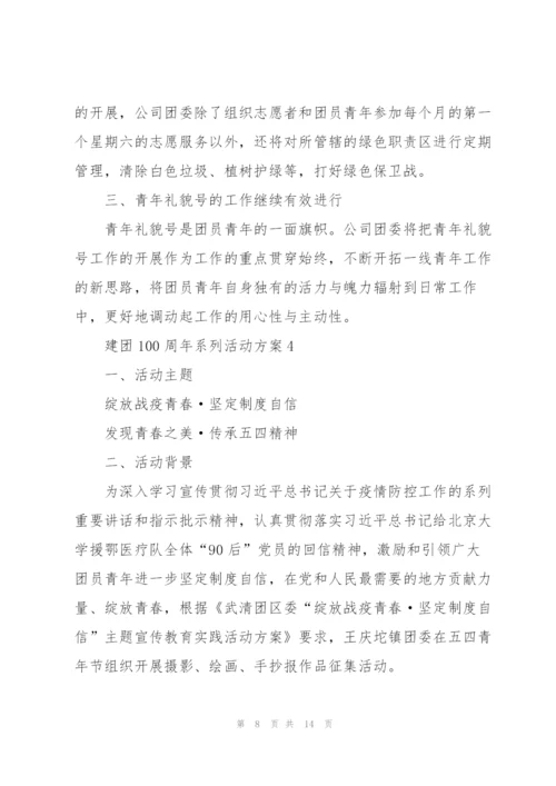 建团100周年系列活动方案.docx