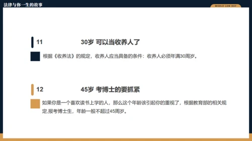 4.22世界法律日通用PPT模板