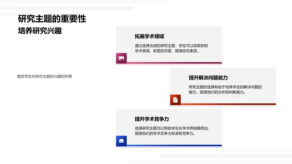 研究主题探讨PPT模板