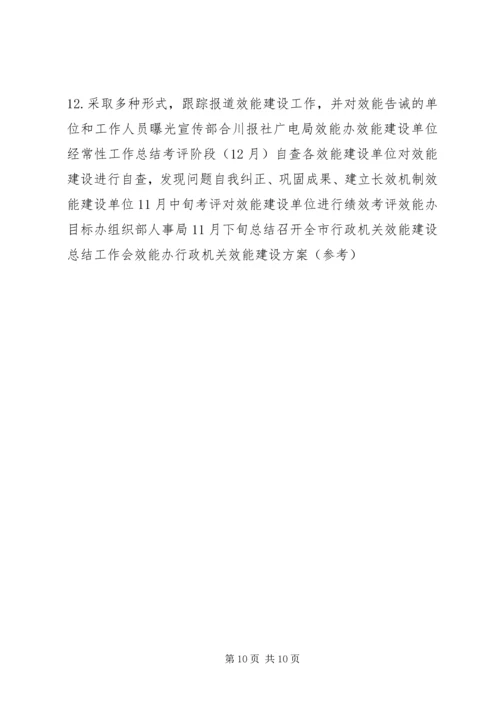 行政机关效能建设方案(参考) (3).docx