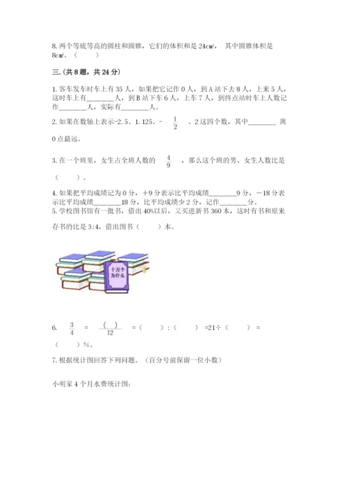 辽宁省【小升初】2023年小升初数学试卷含答案【达标题】.docx