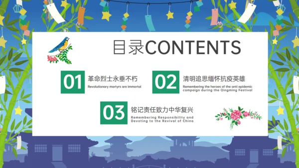 清明追思缅怀先烈通用PPT模板