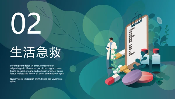 医院普外科急救常识PPT模板