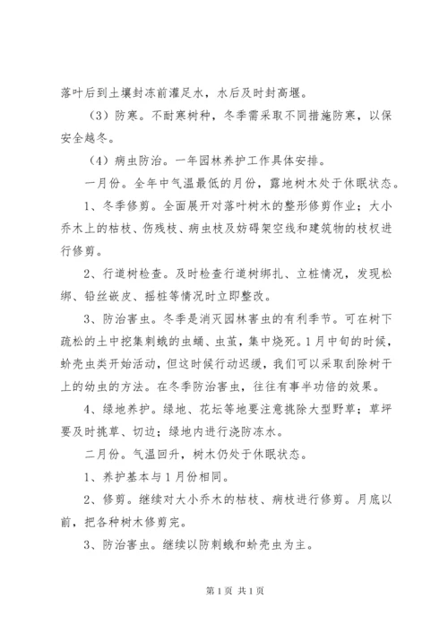 园林树木管理标准.docx