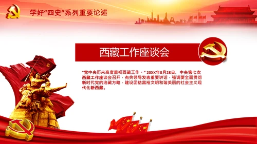 学习论中国共产党历史四史教育党史PPT模板