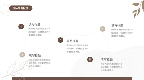 黄色清新文艺棕色读书分享会PPT模板