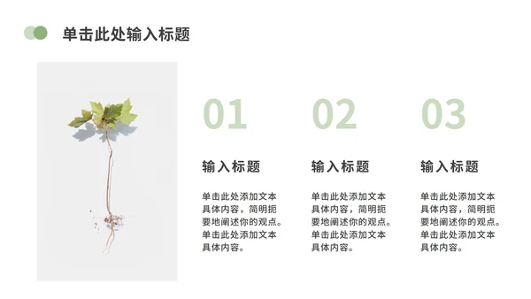 清新白底简约几何形状实景实践学习汇报ppt模板