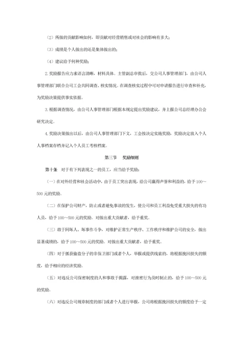 某集团公司员工奖惩管理暂行规定.docx