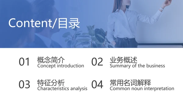银行业务技巧教学PPT模板