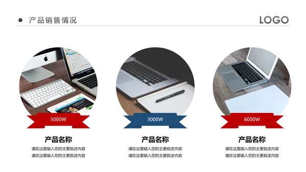 欧美风企业公司销售部工作总结计划PPT模板