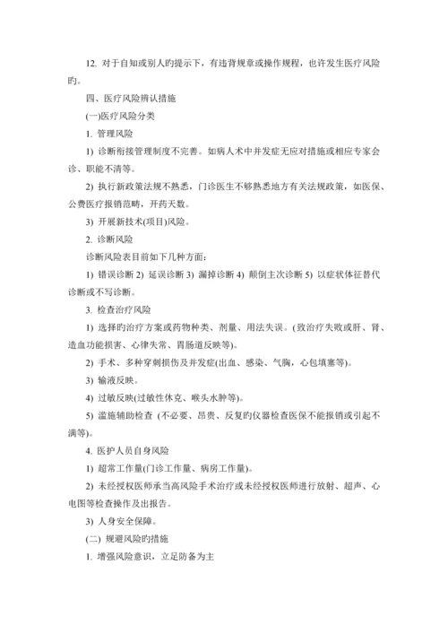 医疗风险管理方案.docx