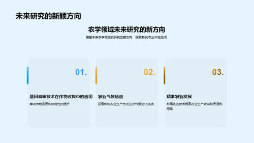 农学硕士研究探索