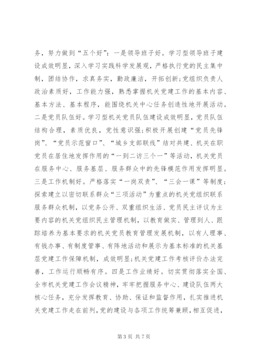 市直机关创先争优实施工作方案.docx