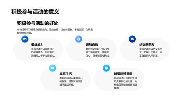 团结力量班会报告PPT模板