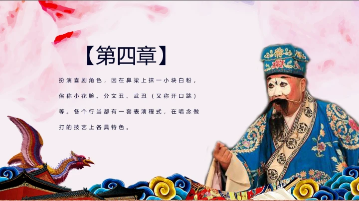 国粹京剧戏曲中国风文化PPT模板