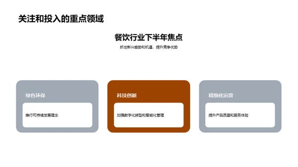 餐饮业半年策略分析