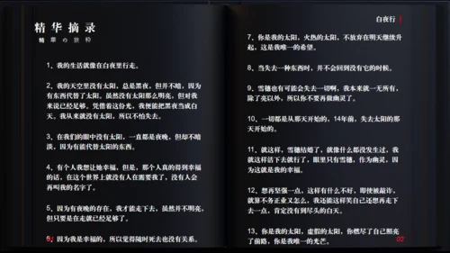 《白夜行》读书分享通用PPT模板