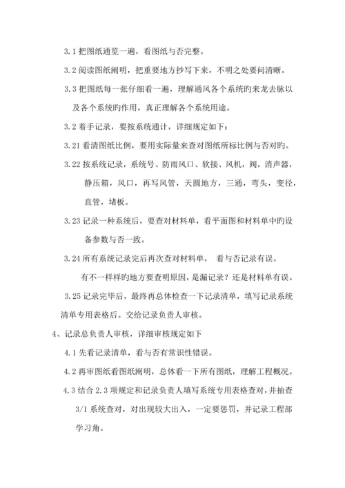 通风防排烟图纸统计规定工程部-----李海磊.docx