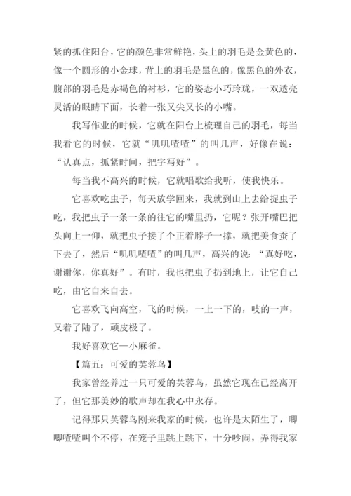 描写动物的作文450字.docx