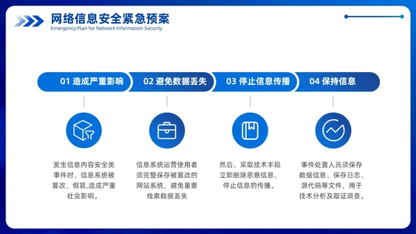 蓝色科技风企业网络安全教育信息培训商务简约PPT国家网络安全宣传周网络安全宣传周