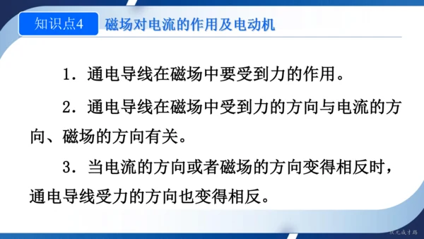 2025年春人教九年级物理全册 第二十章 电与磁 复习和总结（课件）(共19张PPT)