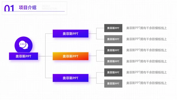 紫色商务风房地产竞赛路演