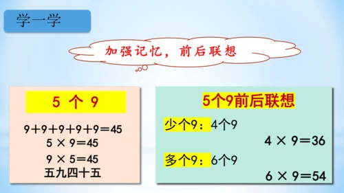 6.表内乘法（二）-9的乘法口诀课件(共28张PPT)二年级上册数学人教版