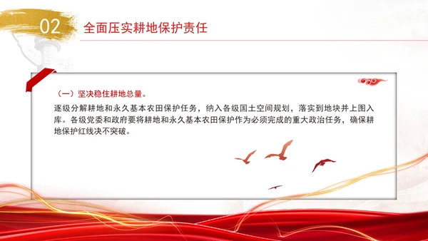 关于加强耕地保护提升耕地质量完善占补平衡的意见全文学习PPT课件