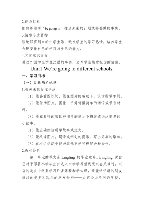 Module10 Unit1 We are going to different schools 教