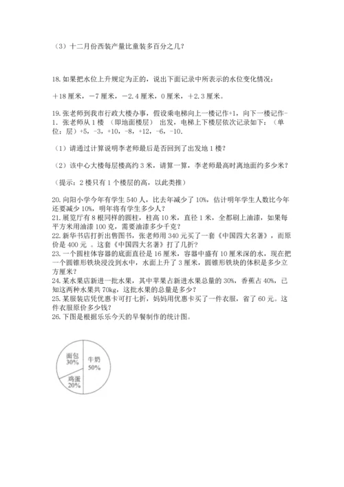 六年级小升初数学解决问题50道【夺冠系列】.docx