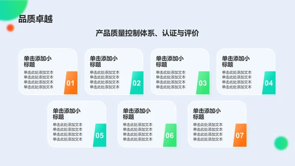 绿色简约风产品介绍PPT模板