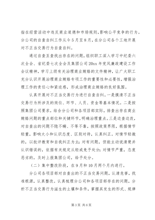 高速公路公司治理商业贿赂工作方案.docx