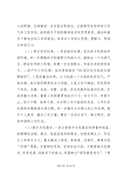 区信访局机关作风整顿活动实施意见.docx