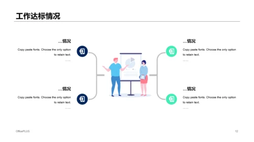 黑色销售部工作总结汇报PPT案例