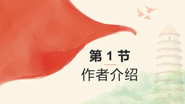 回延安PPT模板
