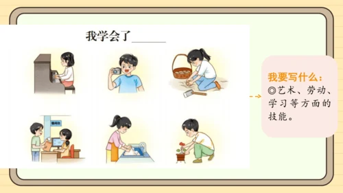 统编版语文四年级下册 第六单元 习作：我学会了______（课件）