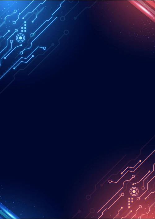 高级科技感背景word模板