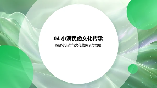 小满节气研讨报告PPT模板