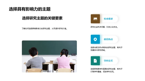 本科生学术研究之道