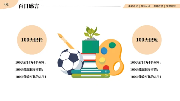 中考战前总动员考试班会