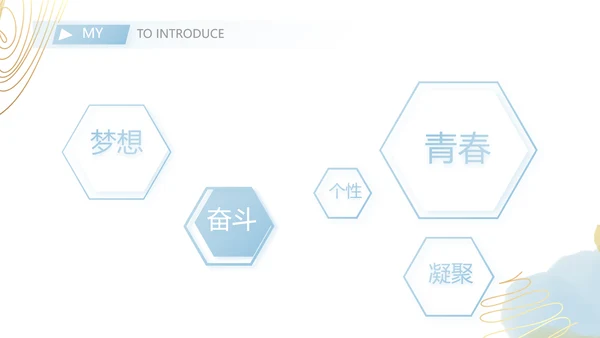 莫兰迪风格美术生个人简历动态PPT模板