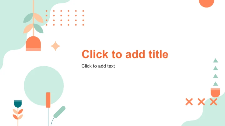 橙色几何风期末作业汇报学期成果展示PPT主题