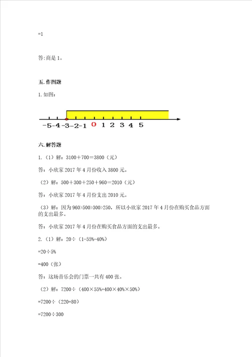 小升初数学期末测试卷及完整答案名师系列