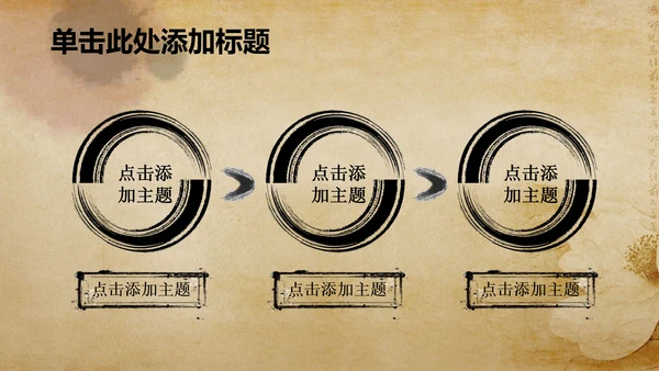 古香古色中国风佛教PPT动态模板信佛