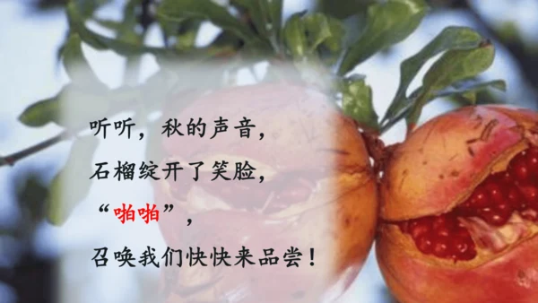 7 听听，秋的声音  课件