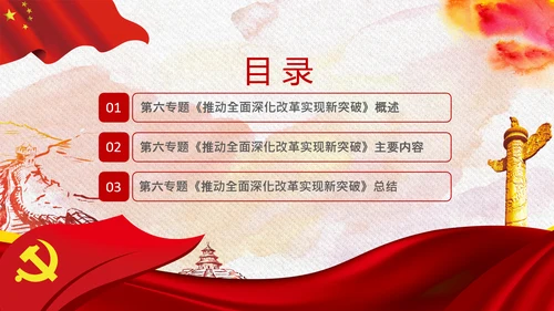 谈治国理政第三卷第六专题全面深化改革PPT