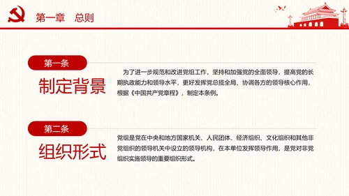 中国共产党党组工作条例学习解读党课PPT
